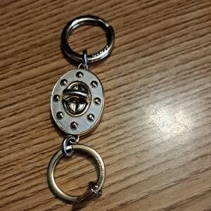 Coach Silver Key Holder